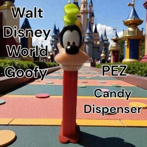Vintage Goofy PEZ Square Candy Dispenser Disney Dog Collectible Slovenia #1